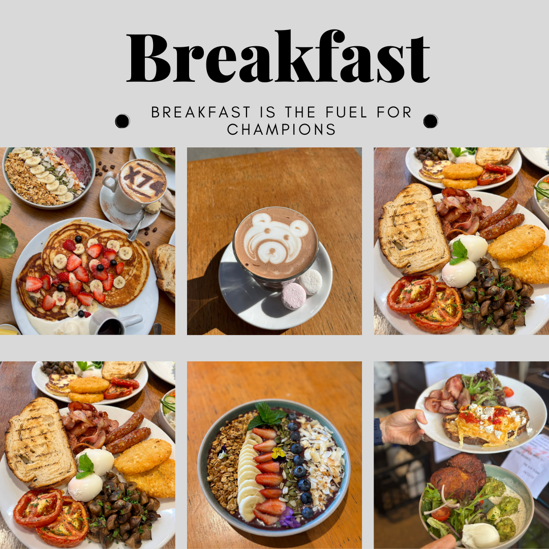 Breakfast menu at X74 Cafe Coogee